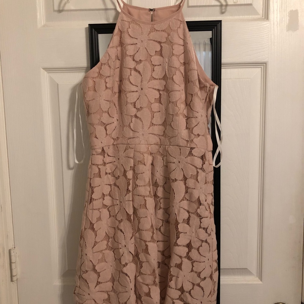 BCB GENERATION Pink floral summer dress.